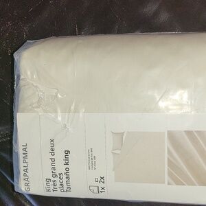 GRAPALPMAL Neutral Cream 600 Thread Count Duvet Cover Set